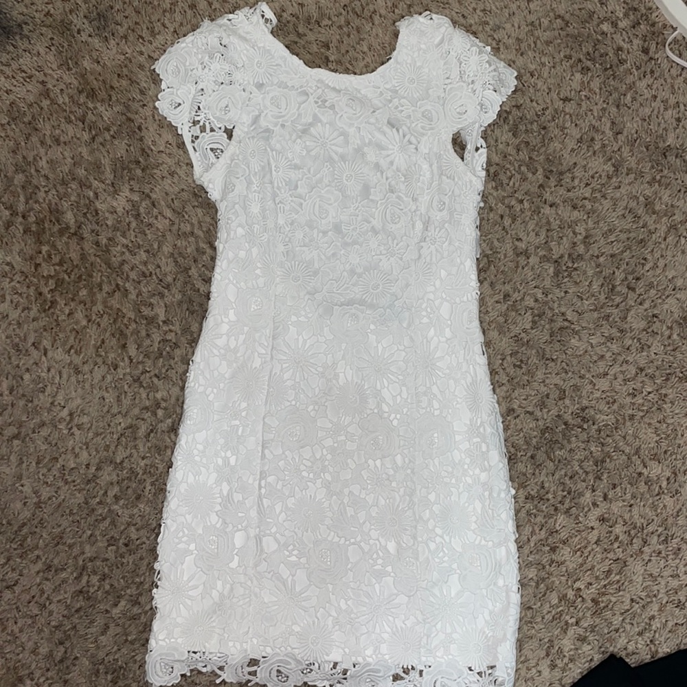 White Lulus dress size medium